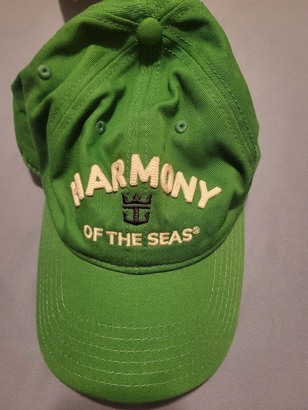 Harmony of the Seas Green Embroidered Baseball Cap
